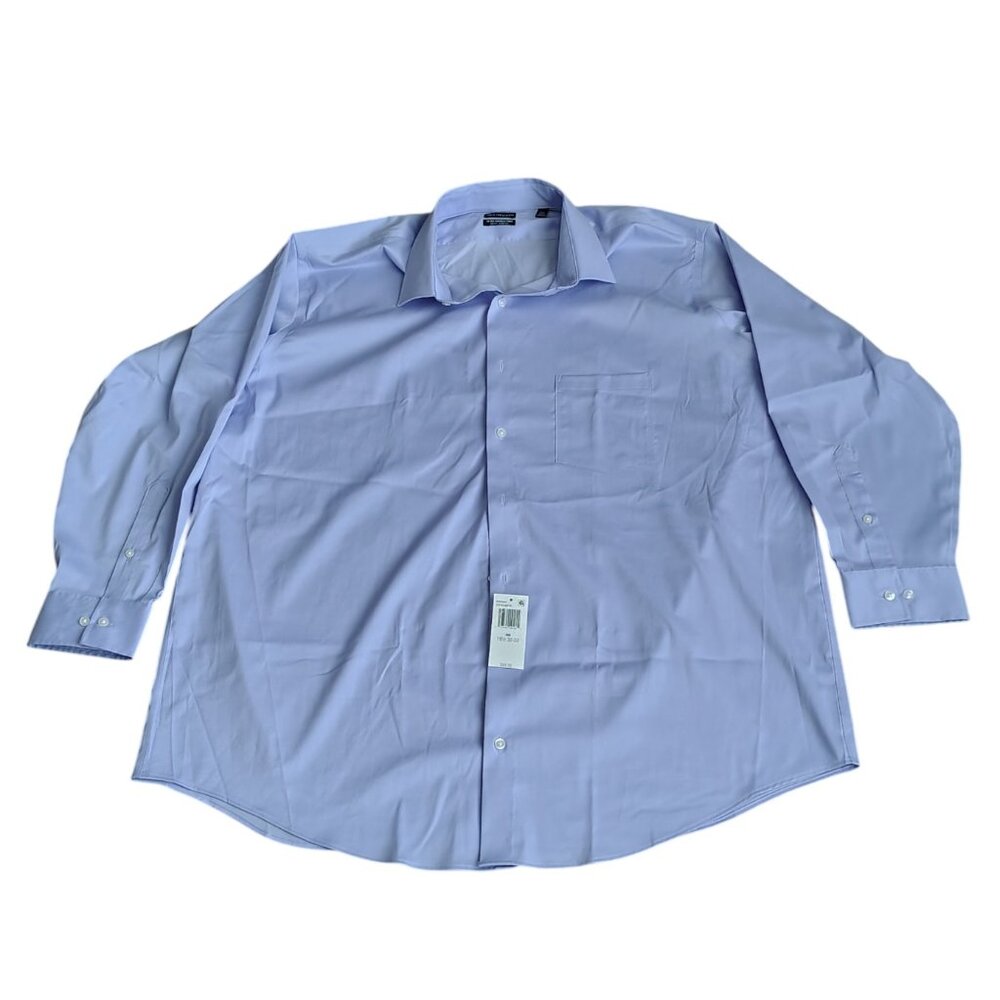 Van Heusen Men's Big and Tall Regular Fit Ultra Flex Wrinkle Free Long Sleeve